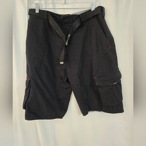 Zoic Black Cycling Cargo Shorts Size XL